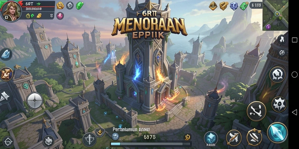Gameplay Tower Defense yang seru dan menegangkan di 6RT.