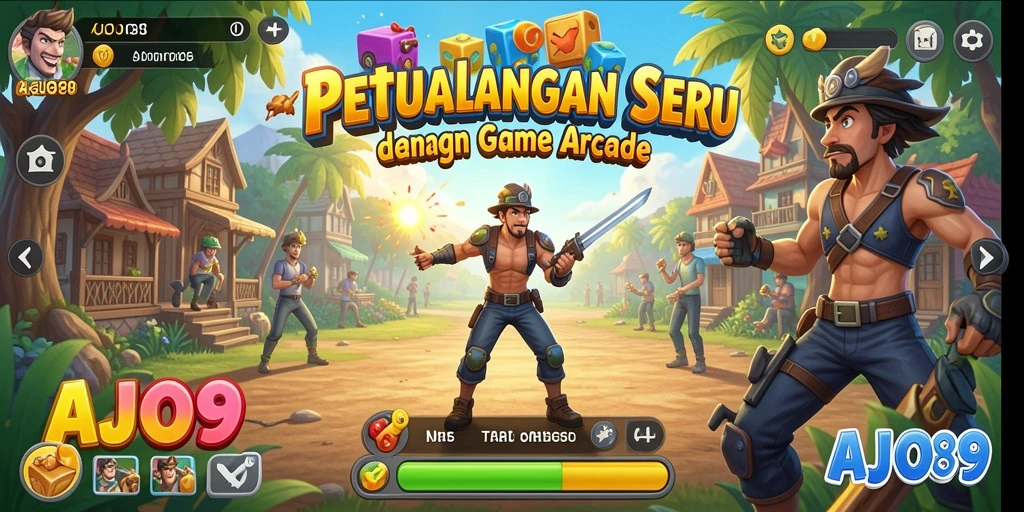 Tampilan gameplay AJO89 yang seru dan penuh tantangan.
