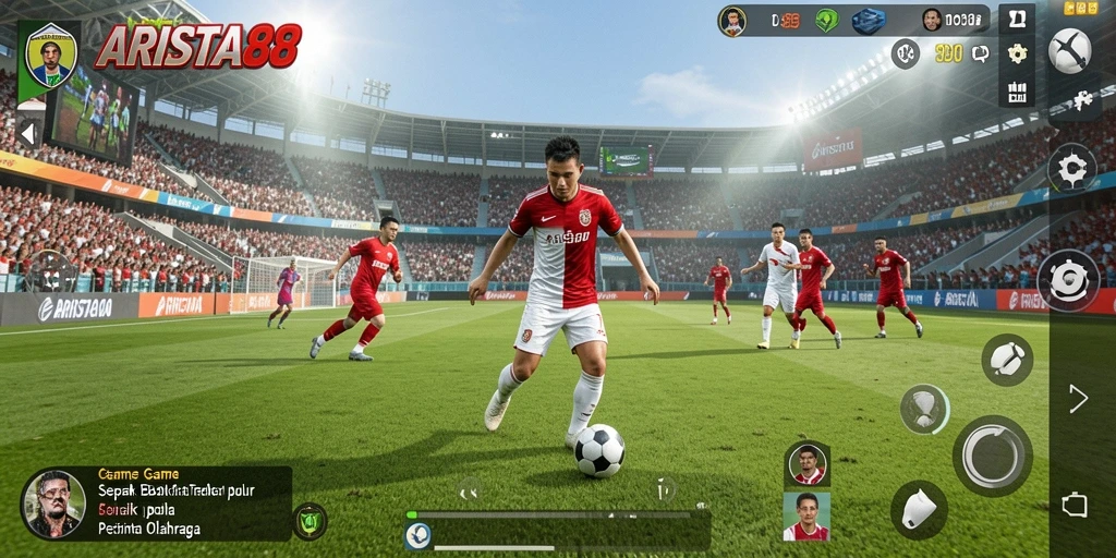 Menampilkan gameplay yang intens dan mendebarkan dalam ARISTA88.