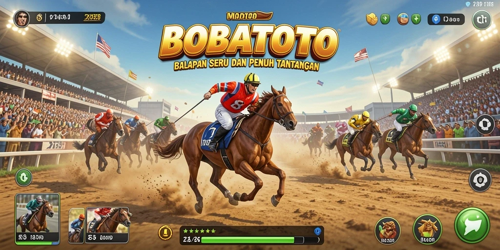 Tampilan gameplay BOBATOTO yang seru dan menegangkan.