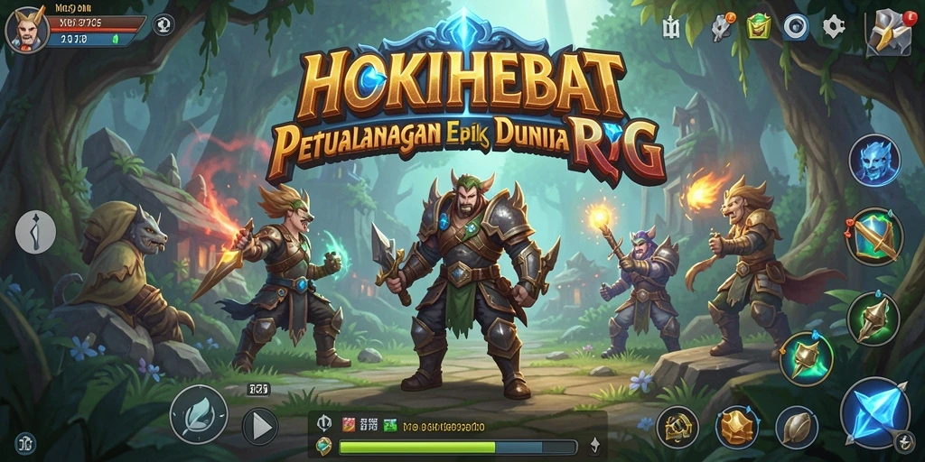 Tampilan gameplay HOKIHEBAT yang menakjubkan dan penuh aksi.