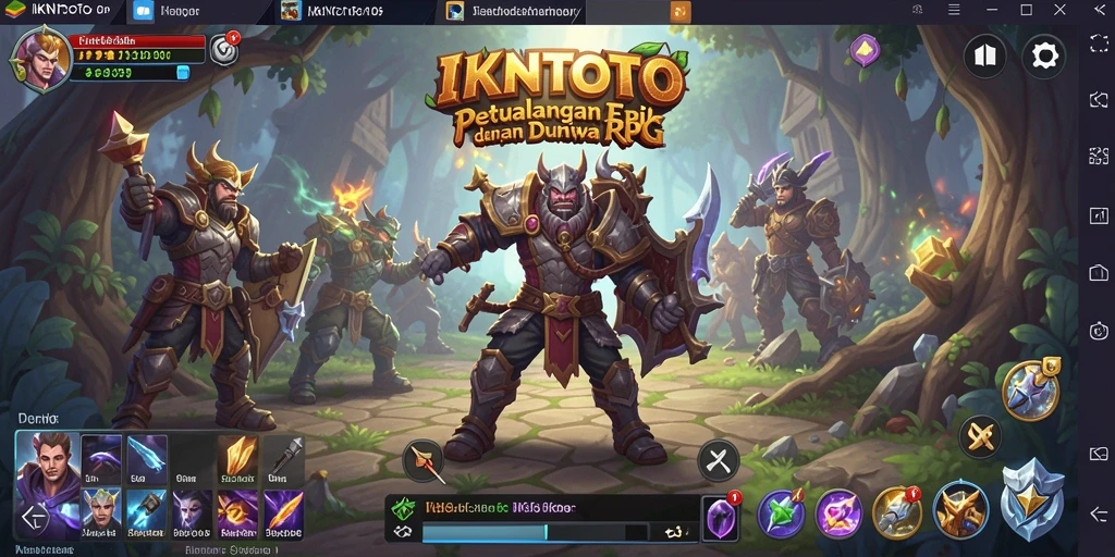 Tampilan gameplay mendebarkan dalam IKNTOTO yang penuh aksi.