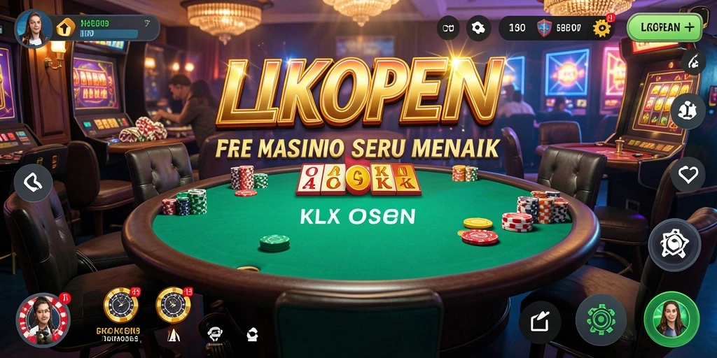 Tampilan menarik dari gameplay Kasino di LKOPEN.