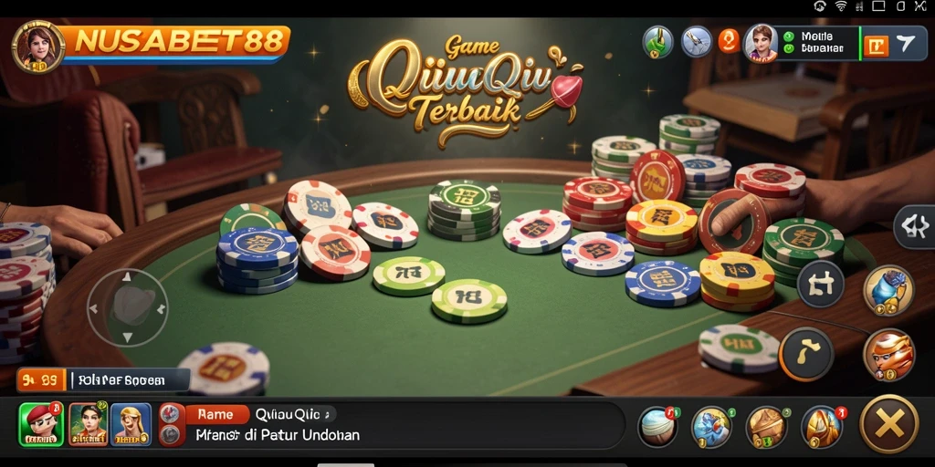 Gameplay QiuQiu yang seru dan interaktif di NUSABET88.