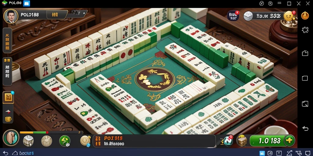 Tampilan gameplay menarik dari game Mahjong POLO188.