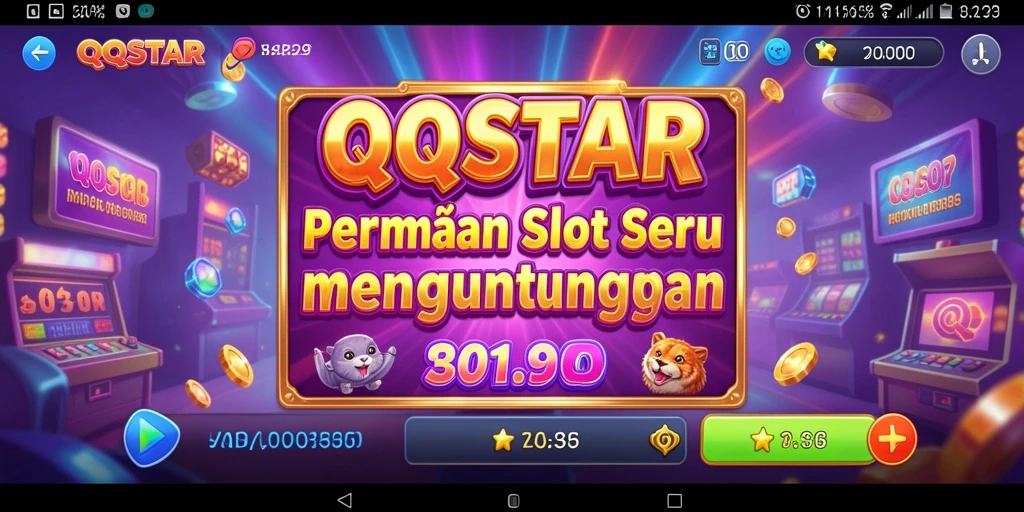 Tampilan menarik dari permainan Slot QQSTAR yang menghibur.