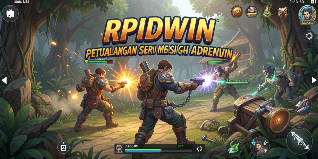 Tampilan gameplay seru dan menantang dalam RPIDWIN.