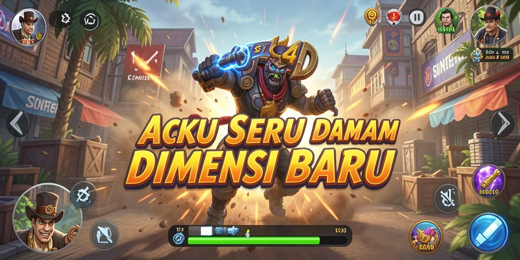 Tangkapan layar dari gameplay seru SINTE4D dengan aksi mendebarkan.