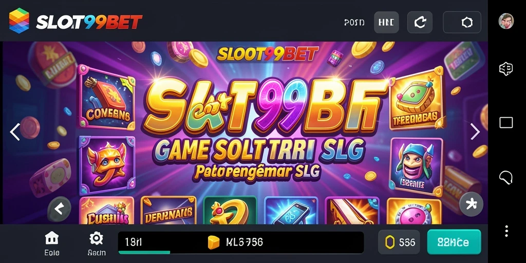 Tampilan gameplay SLOT99BET yang menarik dan penuh warna.