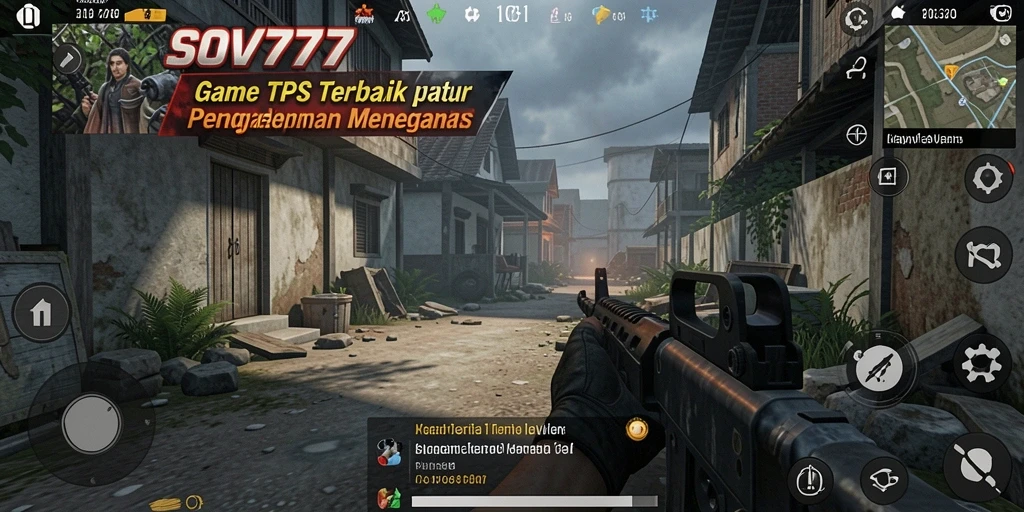 Tampilan gameplay intens dari SOV777 dalam pertempuran TPS