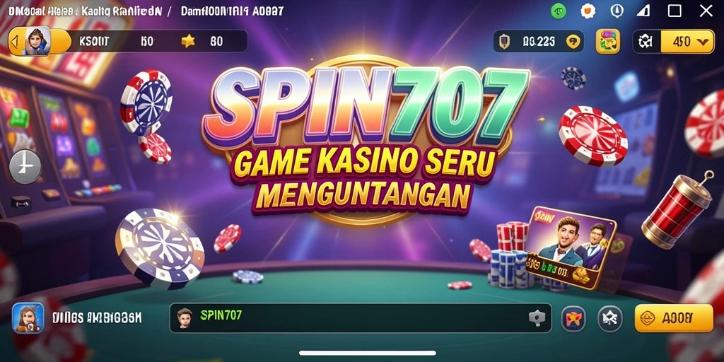 Tangkapan layar gameplay SPIN707 yang menunjukkan keseruan permainan Kasino.
